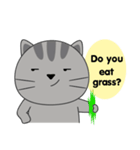 Little Cat sticker(eng)（個別スタンプ：3）