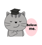 Little Cat sticker(eng)（個別スタンプ：7）