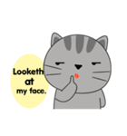 Little Cat sticker(eng)（個別スタンプ：16）