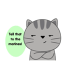 Little Cat sticker(eng)（個別スタンプ：33）