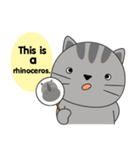 Little Cat sticker(eng)（個別スタンプ：38）