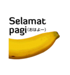 動く！魔法のバナナ(インドネシア語)（個別スタンプ：7）