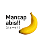 動く！魔法のバナナ(インドネシア語)（個別スタンプ：15）