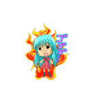 動く！萌え美少女スタンプ（個別スタンプ：8）