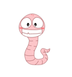 wormy the cute worm（個別スタンプ：1）