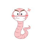 wormy the cute worm（個別スタンプ：6）