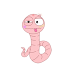 wormy the cute worm（個別スタンプ：10）