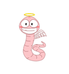 wormy the cute worm（個別スタンプ：13）