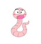 wormy the cute worm（個別スタンプ：16）
