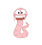 wormy the cute worm（個別スタンプ：18）