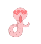 wormy the cute worm（個別スタンプ：22）