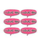 Love each other stickers（個別スタンプ：26）