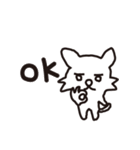普段使いできるニヒルな犬たちのスタンプ（個別スタンプ：1）