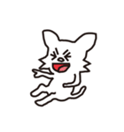 普段使いできるニヒルな犬たちのスタンプ（個別スタンプ：16）