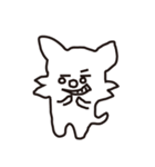 普段使いできるニヒルな犬たちのスタンプ（個別スタンプ：31）