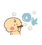 まんまる赤ちゃんの日常（個別スタンプ：5）