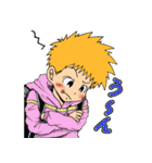 男の子とお兄ちゃんのスタンプ（個別スタンプ：15）