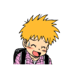 男の子とお兄ちゃんのスタンプ（個別スタンプ：23）
