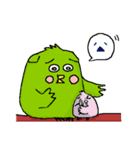 ネコとクマとイヌとフクロウ（個別スタンプ：14）