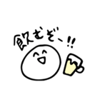 【待ち合わせや約束に】ゆるゆるもち（個別スタンプ：3）
