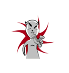 Crazy White Demon（個別スタンプ：16）