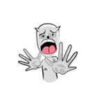 Crazy White Demon（個別スタンプ：22）