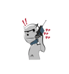 Crazy White Demon（個別スタンプ：36）