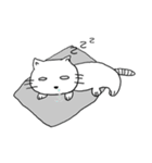 A cat with white eyes...（個別スタンプ：3）