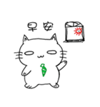 A cat with white eyes...（個別スタンプ：14）