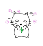 A cat with white eyes...（個別スタンプ：24）