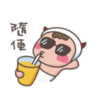 little diaper devil-at work,at school（個別スタンプ：30）