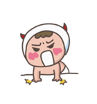 little diaper devil-at work,at school（個別スタンプ：31）