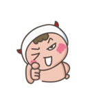 little diaper devil-at work,at school（個別スタンプ：33）