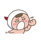 little diaper devil-at work,at school（個別スタンプ：36）