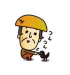 田吾作じいさんと、カラスのカァ助。（個別スタンプ：17）