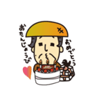 田吾作じいさんと、カラスのカァ助。（個別スタンプ：35）