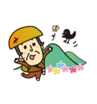 田吾作じいさんと、カラスのカァ助。（個別スタンプ：39）