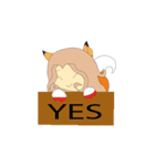 The little fox（個別スタンプ：1）