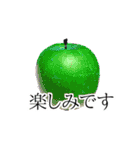 りんごの写真スタンプ（個別スタンプ：2）