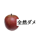 りんごの写真スタンプ（個別スタンプ：8）
