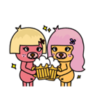 PINK CHU CHU＆MOMO NANA（個別スタンプ：7）