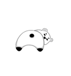 Black white bear's life（個別スタンプ：13）