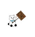 Black white bear's life（個別スタンプ：30）