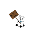 Black white bear's life（個別スタンプ：31）