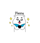 Black white bear's life（個別スタンプ：32）