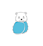 Black white bear's life（個別スタンプ：34）