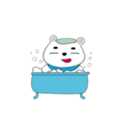 Black white bear's life（個別スタンプ：35）