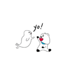 Black white bear's life（個別スタンプ：40）