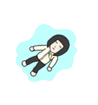 ゆきんゆのすけぶぽこちゃん仲良しスタンプ（個別スタンプ：4）