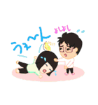 ゆきんゆのすけぶぽこちゃん仲良しスタンプ（個別スタンプ：6）